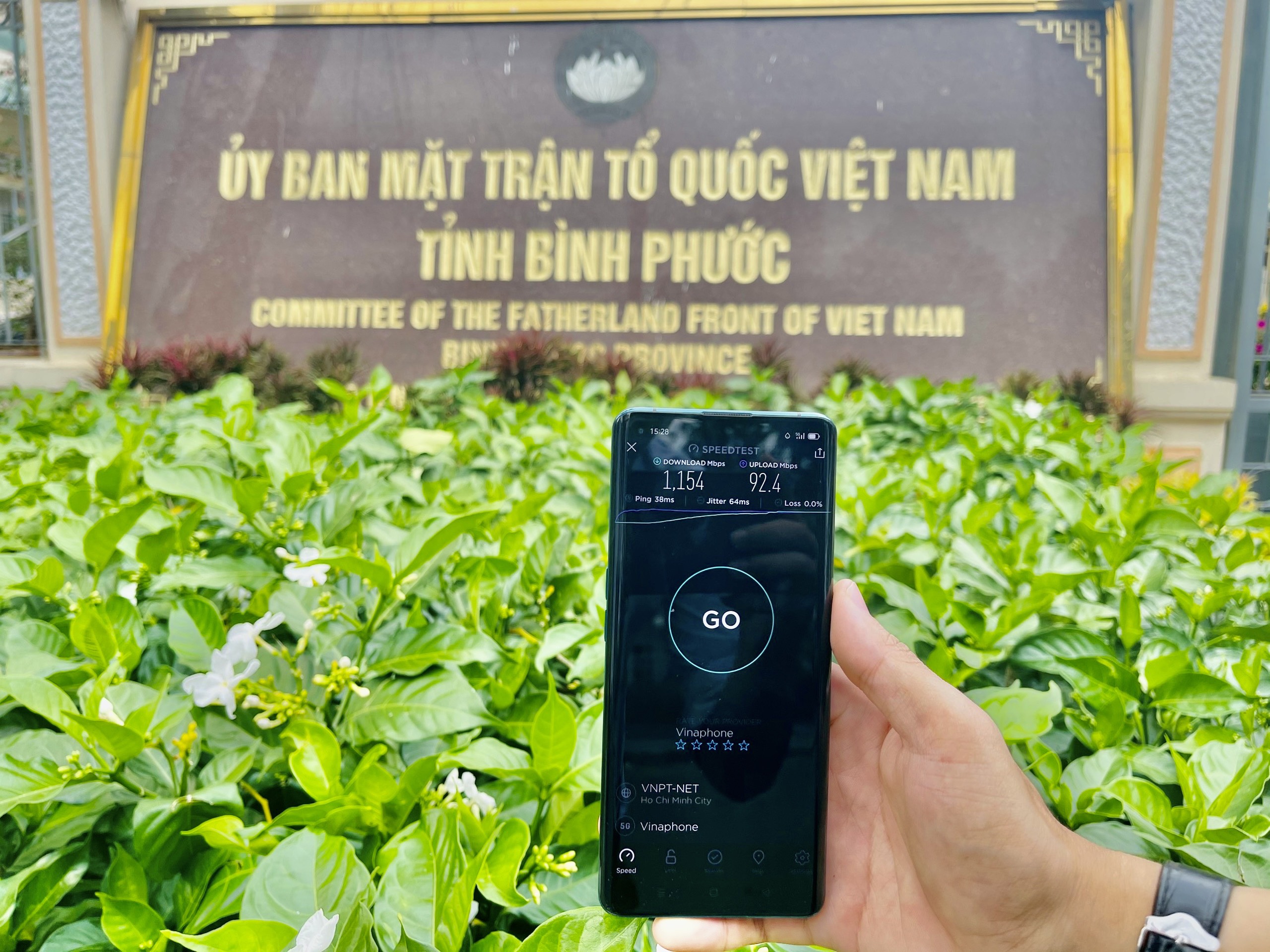 VinaPhone phủ sóng 5G tại Bình Phước